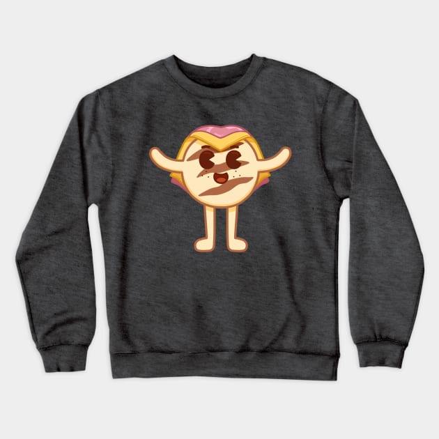 Cartoon Arepa Crewneck Sweatshirt by Maryoshi-143